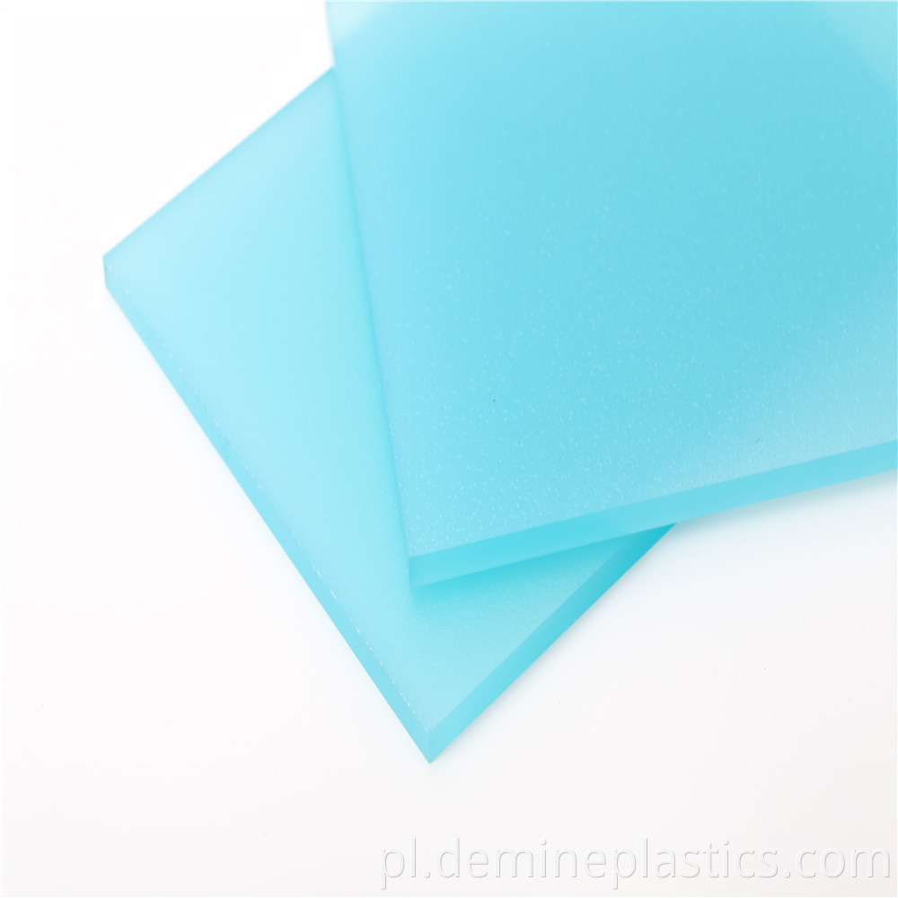 Colored Frosted solid polycarbonate panel